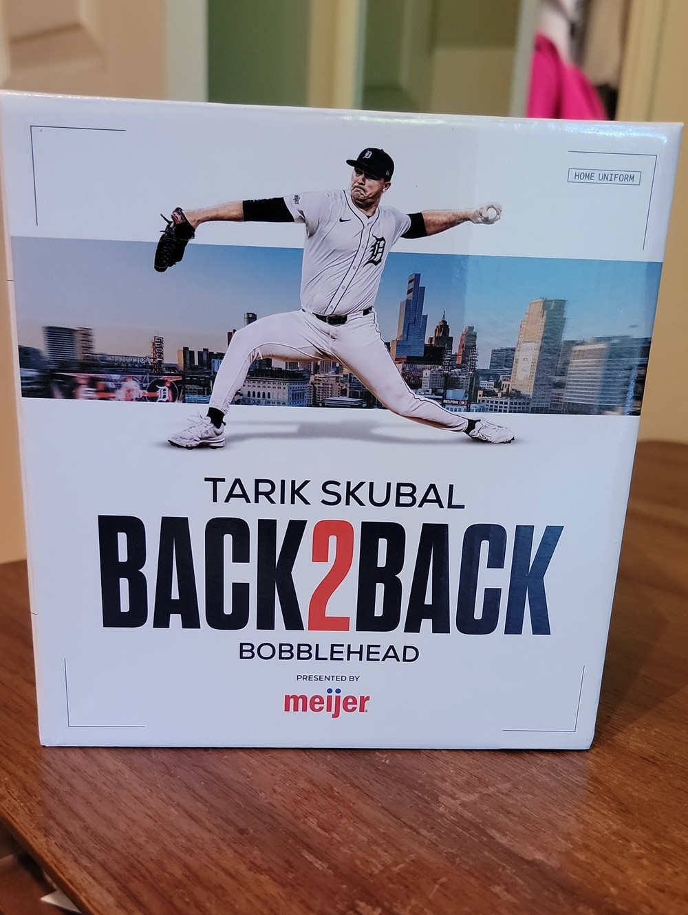 Tarik Skubal Back2Back Bobblehead - White/Black